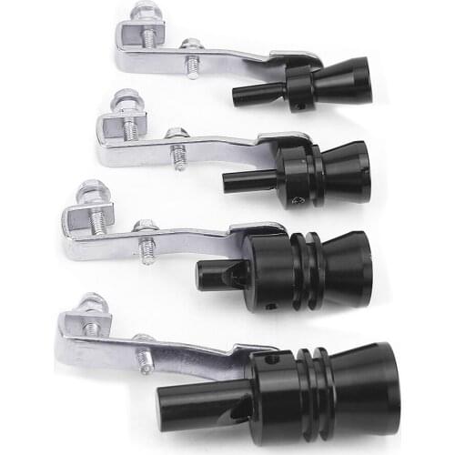 Exhaust Fake Turbo Simulator Whistle Pipe Sound Muffler Blow Off Bov Valve