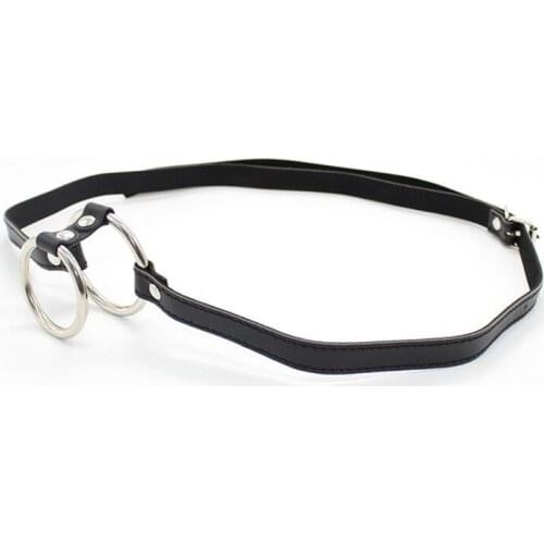 PU Leather Penis Rings Sleeves Metal Cock Ring S&M Sex Toy for Couples Adult Products Men Male Cockring Sexy Shop Cock Extender