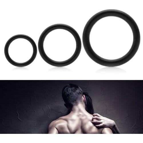 Penis Ring 3Pcs Male Cock O Penis Ring Impotence Erection Enhancer Delay Prolong Sex Aid