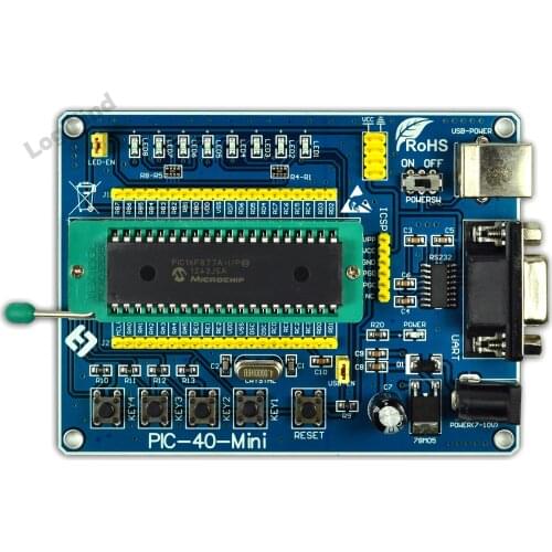 PIC development board /PIC learning board /PIC-40-MINI with PIC16F877A chip
