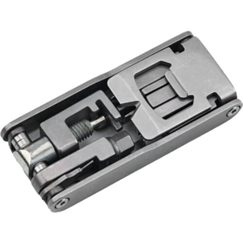 Bike Multitool Kit - Compact Lightweight Function Bicycle Repair Tool for Road and Mountain Bikes - Pocket Friendly Set