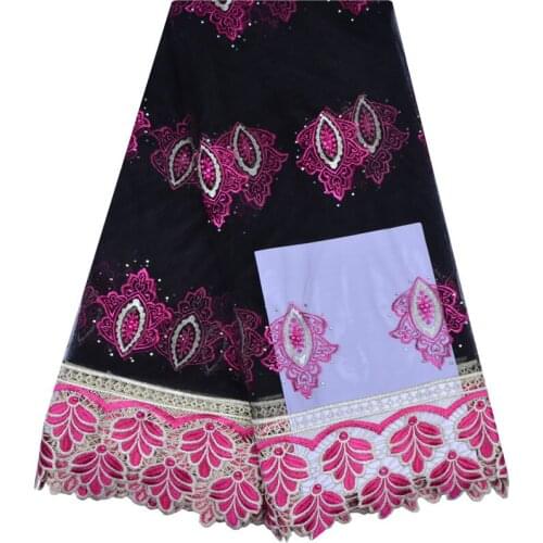 New design 2018 beaded lace fabric high quality french tulle net lace fabric for wedding stones black african lace fabric 1136
