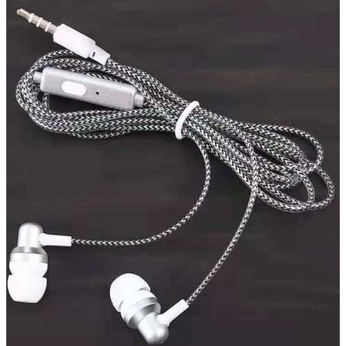 Wired Earbuds Headphones 3.5mm In Ear Earphone Sport Earpiece With Mic Bass Stereo Headset