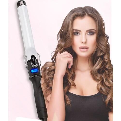 Ceramic styling Tool LCD 19-38mm professional Curling Irons Ceramic Glaze hair waver electric hair Curler Magic Curling Irons