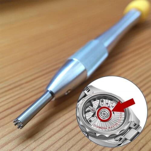 Regular triangle watch movement rotor screwdriver for remove Omega 8800 movement rotor watch tools
