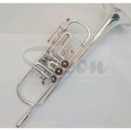 Weifang Rebon Bb key Silver-plated high quality Trumpet
