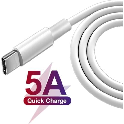 5A 1.5m/2m USB C Fast Charging Cable For Xiaomi mi 10 9 9t 8 Pro mi9 se Note 10 9 CC9 Redmi K30 k20 mi a3 a2 Type C Charge Cord