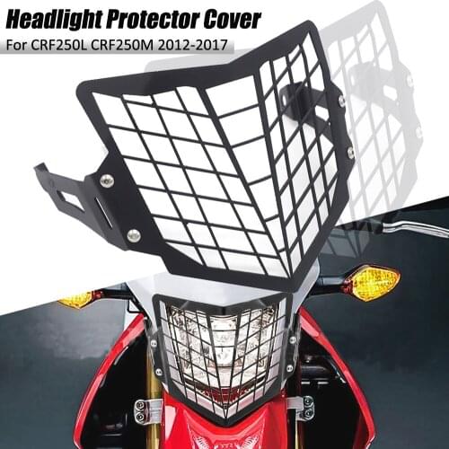 Motorcycle Grille Headlight Protector Guard Lense Cover For HONDA CRF250L CRF250M 2012 2013 2014 2015 2016 2017 CRF 250L 250M