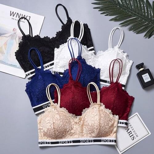 2020 New Arrival Women Wire Bra Lacey Tube Top Bralette Innovation For Women Seamless Sport Bra Lingerie Wrap Crop Top Female