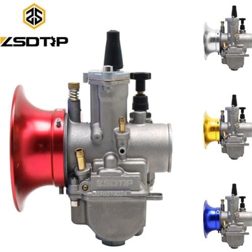 ZSDTRP 28 30mm Keihi PWK Motorcycle Carburetor Carb With Power Jet 2/4T For Honda Suzuki Scooter Dirt Pit Bike ATV Moped Race