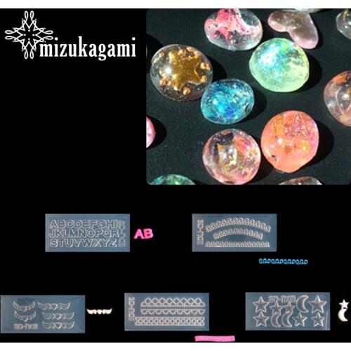 1pcs UV Resin Jewelry Liquid Silicone Mold Flowers Leaves Heart Resin Charms Molds For DIY Jewelry Making Molds