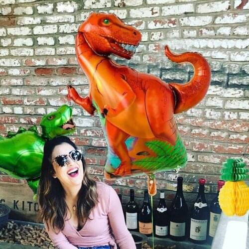 1Pcs Party Decoration Big Dinosaur Balloon Inflatable Foil Cartoon Balloon Toy Wedding Baby Shower