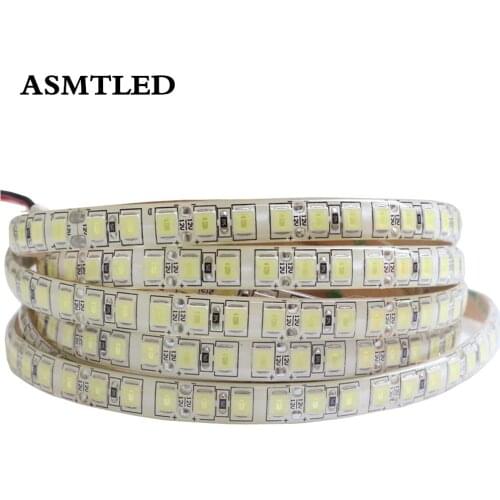 12V 5054 LED Strip 5m 120LEDs/M 60LEDs/M Non Waterproof Warm white 600 Led stripe Flexible LED Ribbon Tape More Bright 5050 5630