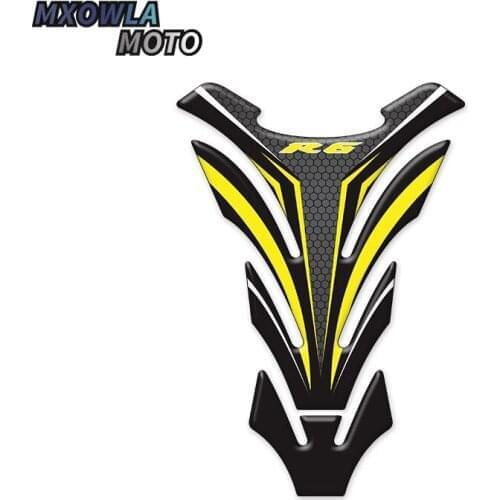 For YZF-R6 YZF R6 ALL 00-14 06 07 08 09 10 11 12 13 14 3D Carbon Fiber Tank Gas Cap Pad Filler Cover Sticker Decals