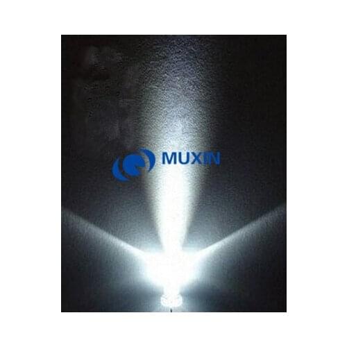 Free shipping 50pcs/lot high-quality 3mm White LED light emitting diode / F3 LED White Colour