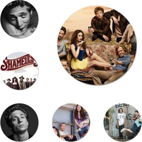 Shameless TV Show Icons Pins Badge Decoration Brooches Metal Badges For Clothes Backpack Decoration