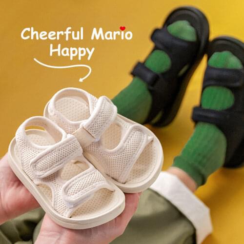 Kids Sandals For Boys Girls Shoes Casual Beach Sport Outdoor Sandals Breathable Mesh Flat Soft Sole Children Baby Summer Shoes