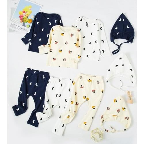 LZH Baby Suit 2021 Autumn Pajamas And Home Wear Sets For Girls Casual Pajama Baby Winter Clothing For Boys 0-3 Years Sleepwear
