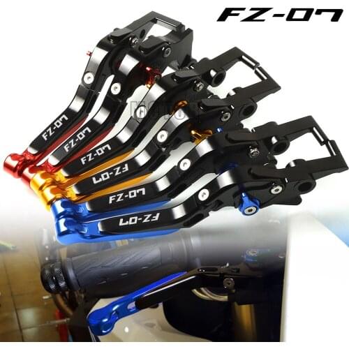 For Yamaha MT-07/FZ-07 2014 2015 2016 2017 2018 2019 2020 MT07 FZ07 MT FZ 07 CNC Motorcycle Brake Clutch Levers Adjustable Fold