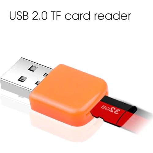 KEBIDU USB 2.0 Micro SDXC SD TF Card Reader Micro SD Card Reader with TF card slot USB 2.0 Mini Adapter for PC Computer
