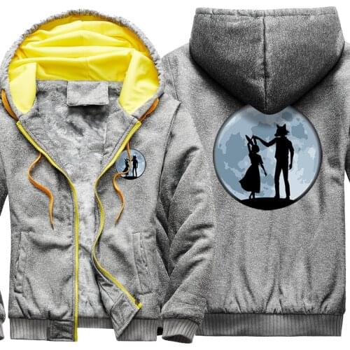 BEASTARS Japan Anime 2020 New Arrival Mens Raglan Thicken Jackets Hip Hop Mans Coats And Hooded Fashion Korean Style Clothing