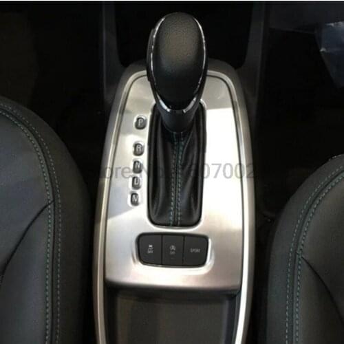 Fit For Chevrolet Lova RV 2016 ABS Matte Chrome Gear Box Cover Frame Trim Sequins Car Accessories Decoration