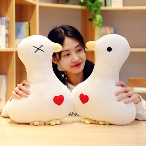 Web celebrity hot style white duck stuffed animals soft filling pillow lovely ducks holiday gifts childrens surprise