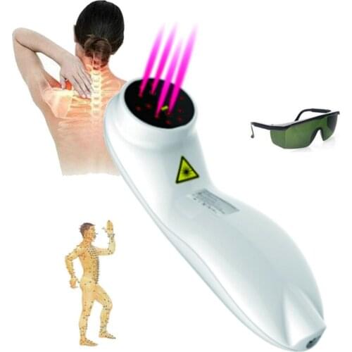Handheld Portable Rechargeable Cold Laser Therapy Phototherapy Device Pain Relieve Spine Pain Wound Healing Knee Rehabilitation