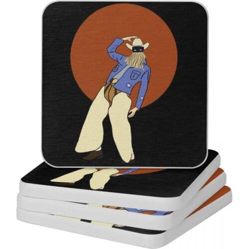 Yeehaw Diatom Square Round Shape Coaster Non Slip Cup Bonsai Mat Soap Toothbrush Pad 10x10cm