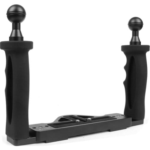 Adjustable width Handheld Stabilizer Hand Grip Underwater Mounting Tray for Sony Action Camera AS15 AS30V AS100V AS20 and GoPro
