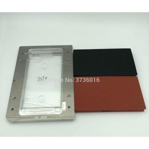 YMJ glass laminating mold for SM S7 J510 oca polarizer film lcd fit vacuum laminating for mobile phone repair renovation