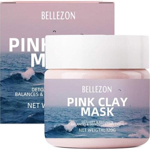 Facial care hydrating cleaning pore softening does not hurt face brightening skin color rejuvenation mask pink mud mask