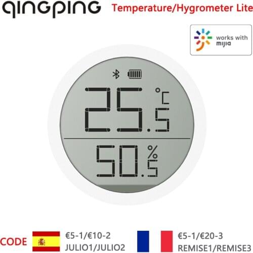 Bluetooth Temperature Sensor Thermometer Humidity Wireless Controller LCD Smart Life Sensor Automation Home Work With Mijia APP