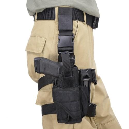 Universal Tornado Tactical Drop Leg Thigh Gun Holster Hunting Military Airsoft Glock Beretta Handgun Pouch Case Pistol Holsters