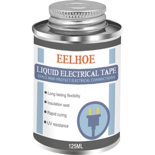 Liquid Insulating Glue Quick-Drying Liquid Rubber 30/125ml Waterproof Fix Dry Glue Paste Insulation Fast Sealing Rubber Workable