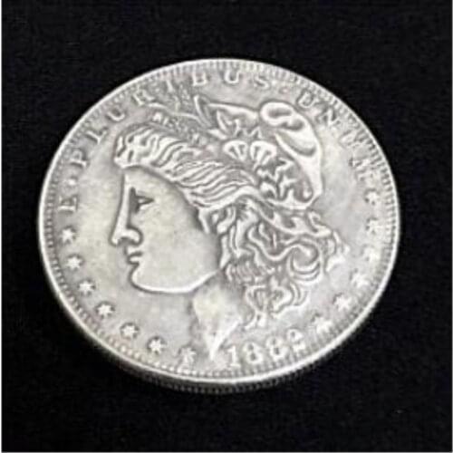1PC Copper Super Morgan Dollar (3.8cm Dia) Magic Tricks Appearing/Disappearing Coin Magie Props Accessories Close Up Illusion