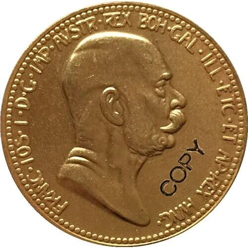 1908 Austria - Habsburg 20 Corona coins COPY