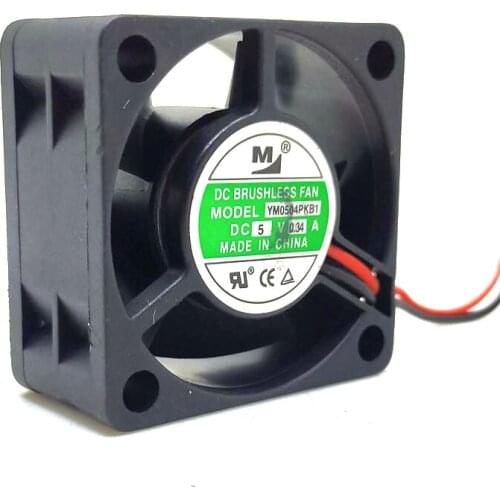 2pcs DC BRUSHLESS FAN 40mm 5V cooling fan YM0504PKB1 4020 5V 0.34A COOLING FAN 40*40*20mm