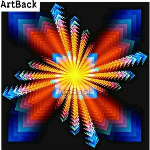 5d diamond painting abstract colorful landscape full square drill animal rhinestone embroidery handmade artwork decorative