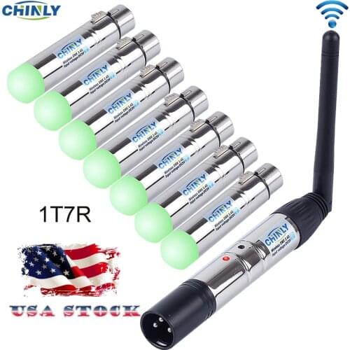 DMX Wireless 2.4G DMX512 Transmitter Receiver Laser Lights Controllers for Stage Effect DJ Disco DMX Transmitters Receivers