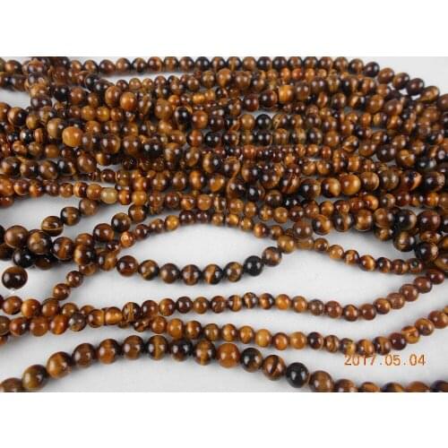 Amethyst Topaz Turquoise Garnet Natural Stone Beads Yellow Tiger Eye Beads For Jewelry Making 15.5" Pick Size: 4 6 8 10 12 14m