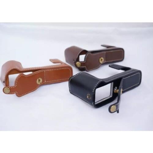 PU Leather Camera Half Case Bag Body For FujiFilm Fuji XT10 X-T10 XT20 XT-20 XT30 Set bottom Cover easy take out of battery