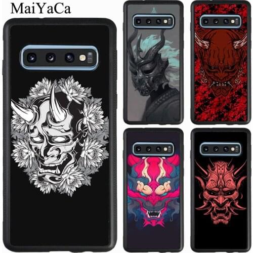 Oni Mask Case For Samsung Galaxy A71 A51 A21S A40 A50 A70 A20e A31 M21 S9 S10 S20 Plus Note 20 Ultra