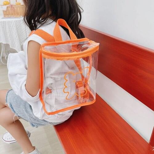 Childrens Backpack School Shoulder Transparent Waterproof Bags for Girls and Boys Teenagers Large capacity 2021 New A032