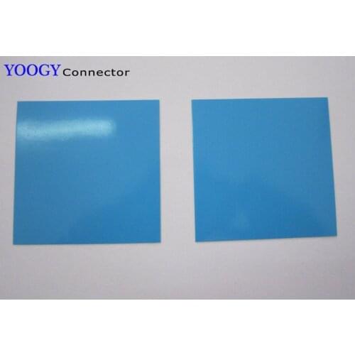 2pcs 80mm*80mm Double sided adhesive heat conduction pad, thickness=0.25mm, fit for LED, Transistor, DC Case, IC