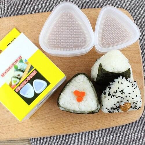 DIY Sushi Mold Onigiri Rice Ball Food Press Triangular Sushi Maker Mold Sushi Kit Japanese Kitchen Bento Accessories