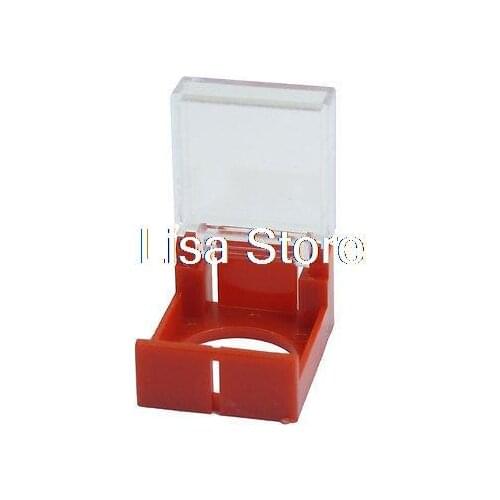Red Clear 16mm Plastic Push Button Switch Guard Protector