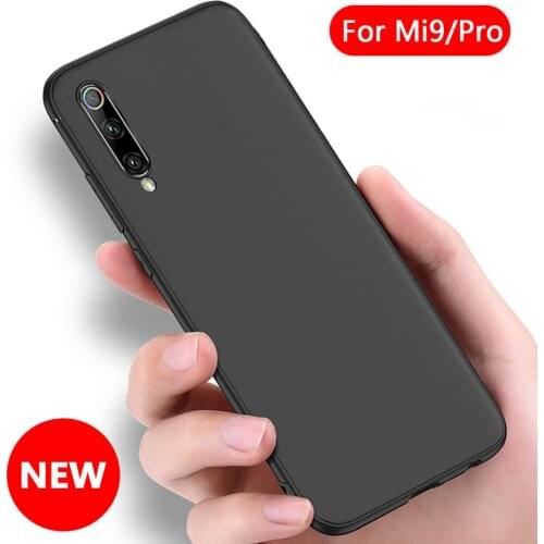 Mi 9 Pro Case bumper on for Xiaomi Mi 9 Pro 5G case Ultra Thin Soft matte TPU cover frosted Shockproof cover case for Mi 9