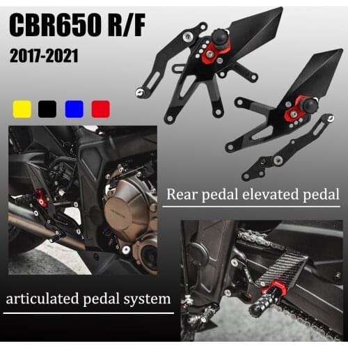 MTKRACING For CB650R CBR650R 2019 2020 Motorcycle Accessories Footrest Set Rear Footpeg Pedal Footrest
