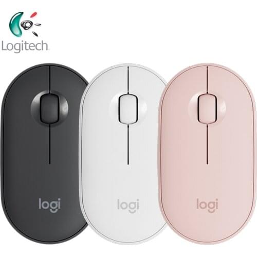 2018 Newest Logitech PEBBLE Bluetooth Mouse Thin&Light Mice 1000DPI 100g High Precision Optical Tracking Unifying Colorful Mouse